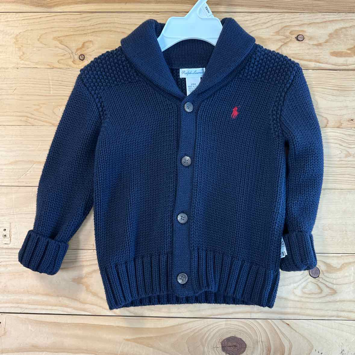 NEW! RALPH LAUREN NAVY SWEATER 24 MOS