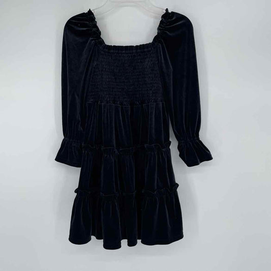 CROWN & IVY BLACK VELVET DRESS 6X