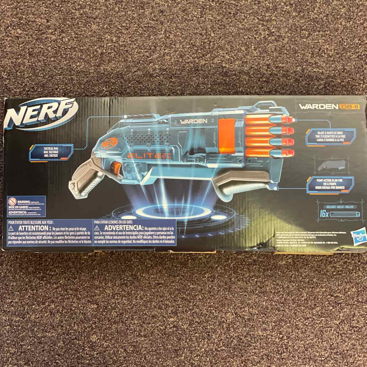 NEW! NERF ELITE 2.0 WARDEN DB-8