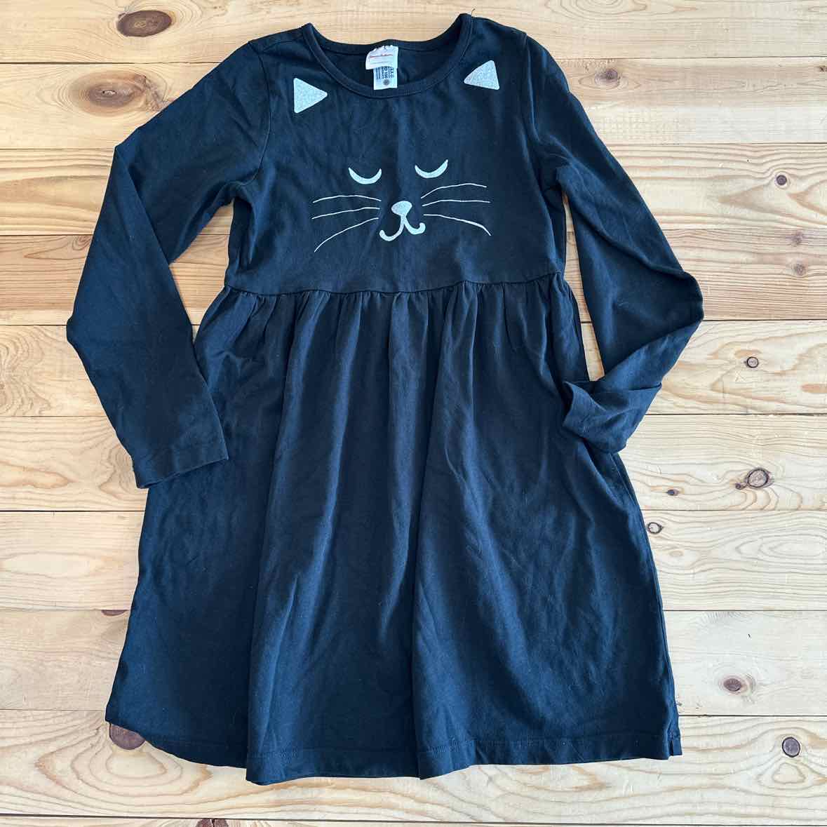 HANNA ANDERSSON BLACK CAT DRESS 8