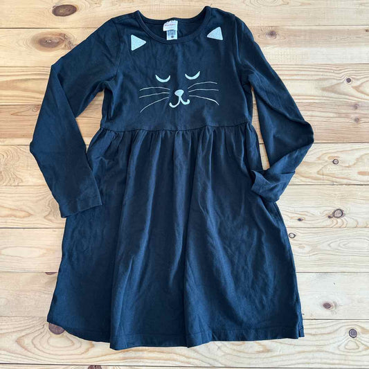 HANNA ANDERSSON BLACK CAT DRESS 8