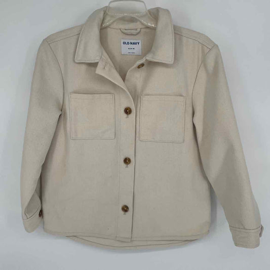 OLD NAVY CREAM SHACKET XL