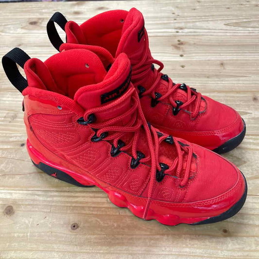 NIKE JORDAN 9 RETRO CHILE RED SHOES 4.5