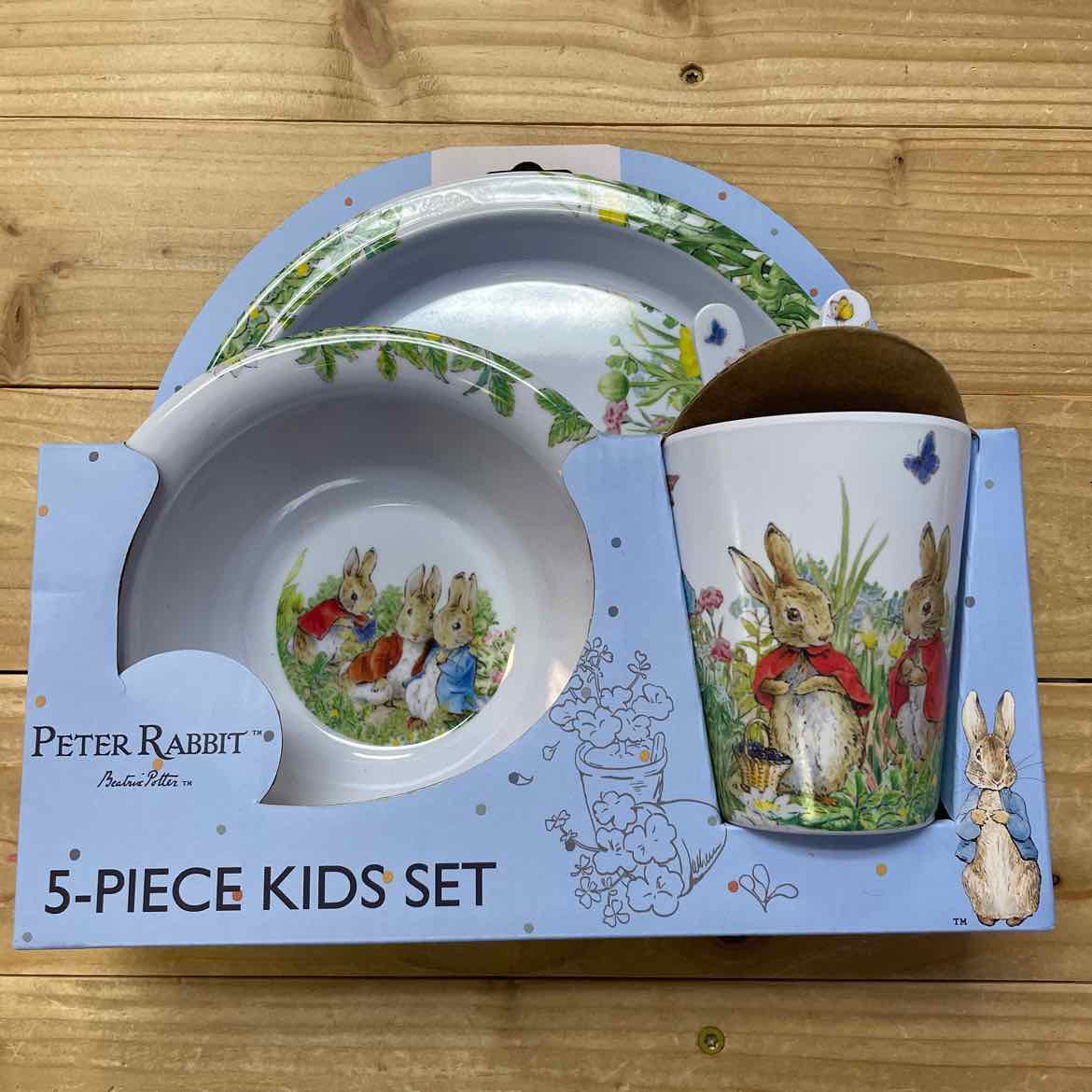 NEW! PETER RABBIT 5PC SET