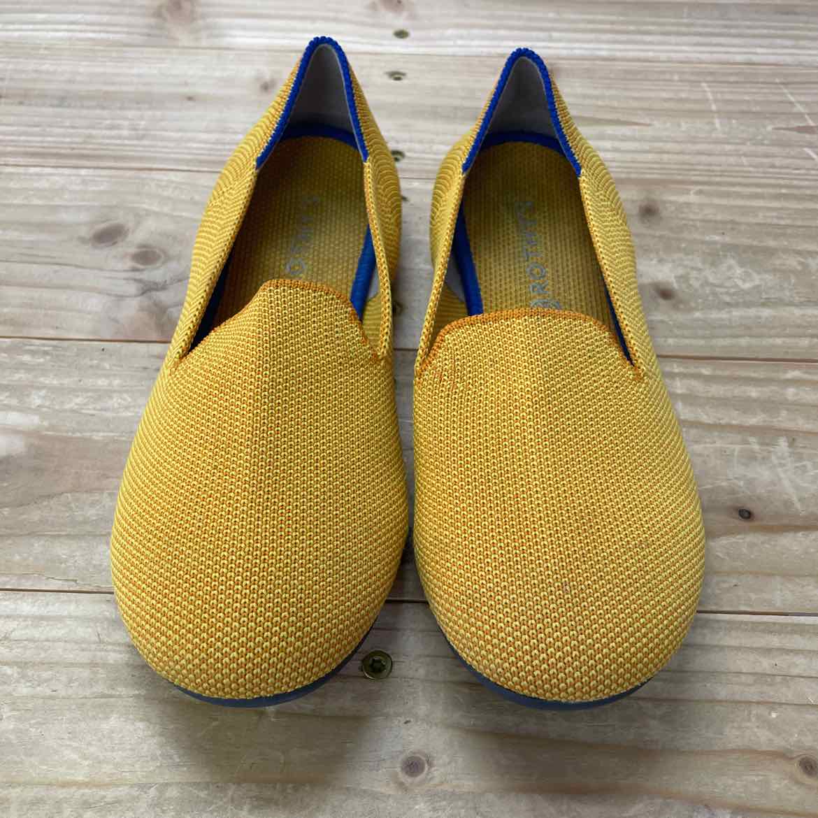 ROTHYS MUSTARD SLIP ON SHOES 2
