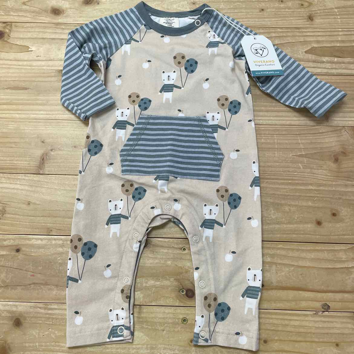 NEW! VIVERANO BALLOON BEAR 1PC 3-6 MOS