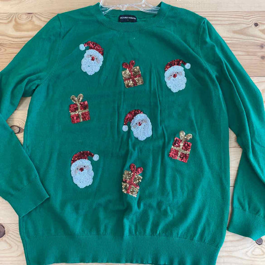 GREEN CHRISTMAS SWEATER S