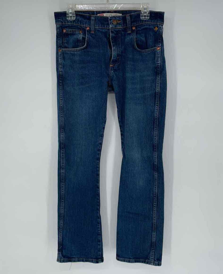 WRANLGER ROOTED SLIM BOOT JEANS 30X32