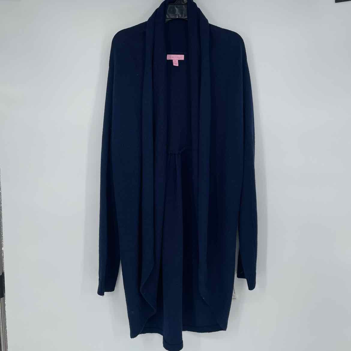 LILLY PULITZER NAVY CARDIGAN M