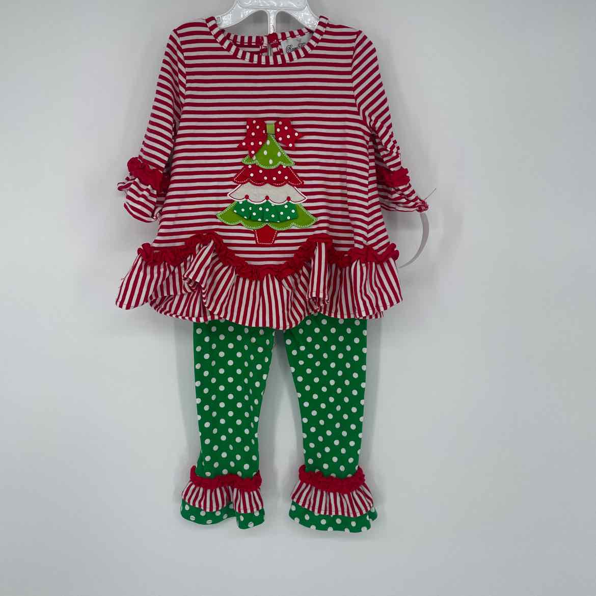 RARE EDITIONS CHRISTMAS TREE OUTFIT 3T