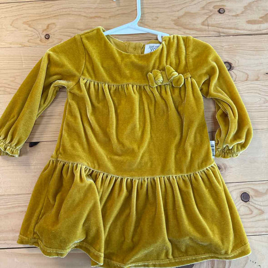 CARTER'S VELVET DRESS 9 MOS