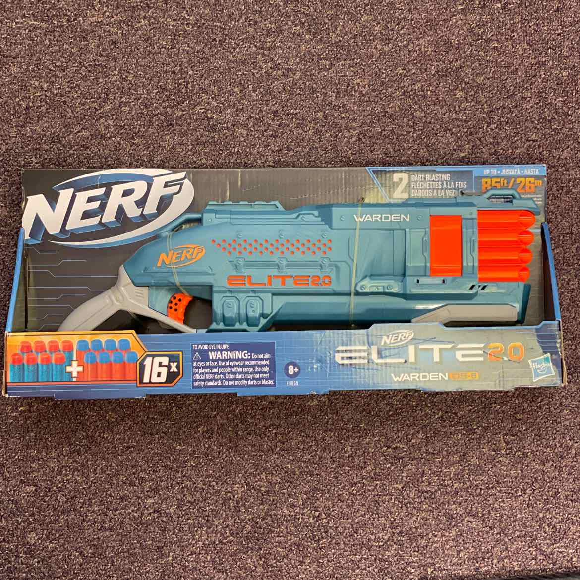 NEW! NERF ELITE 2.0 WARDEN DB-8