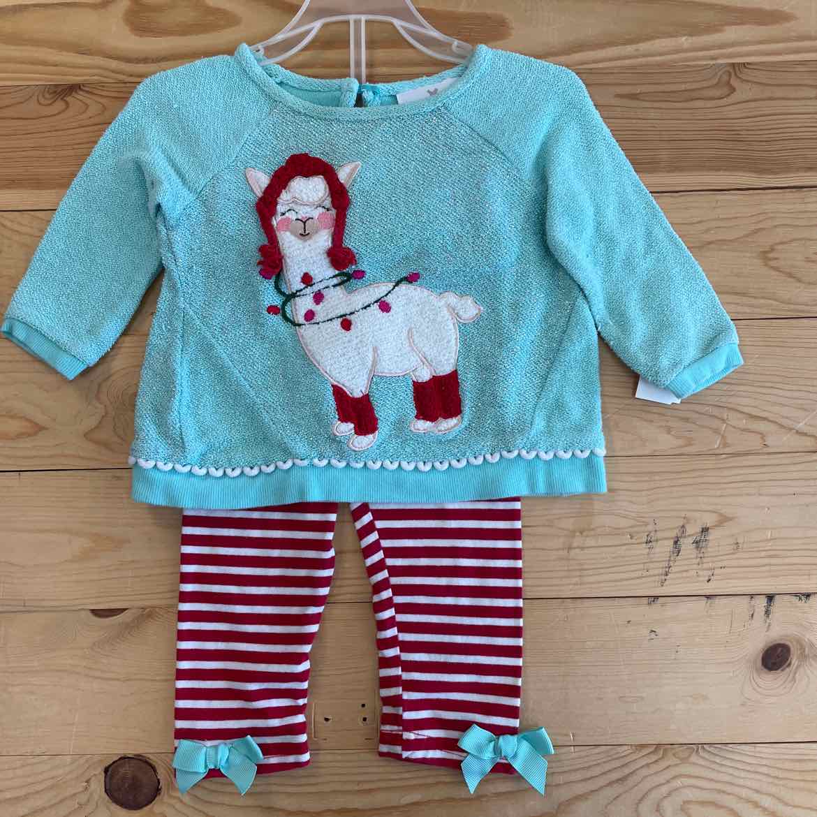 RARE EDITIONS LLAMA OUTFIT 12 MOS
