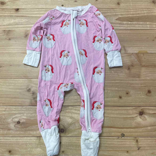 TIDAL TOTS SANTA BAMBOO PAJAMAS 0-3 MOS