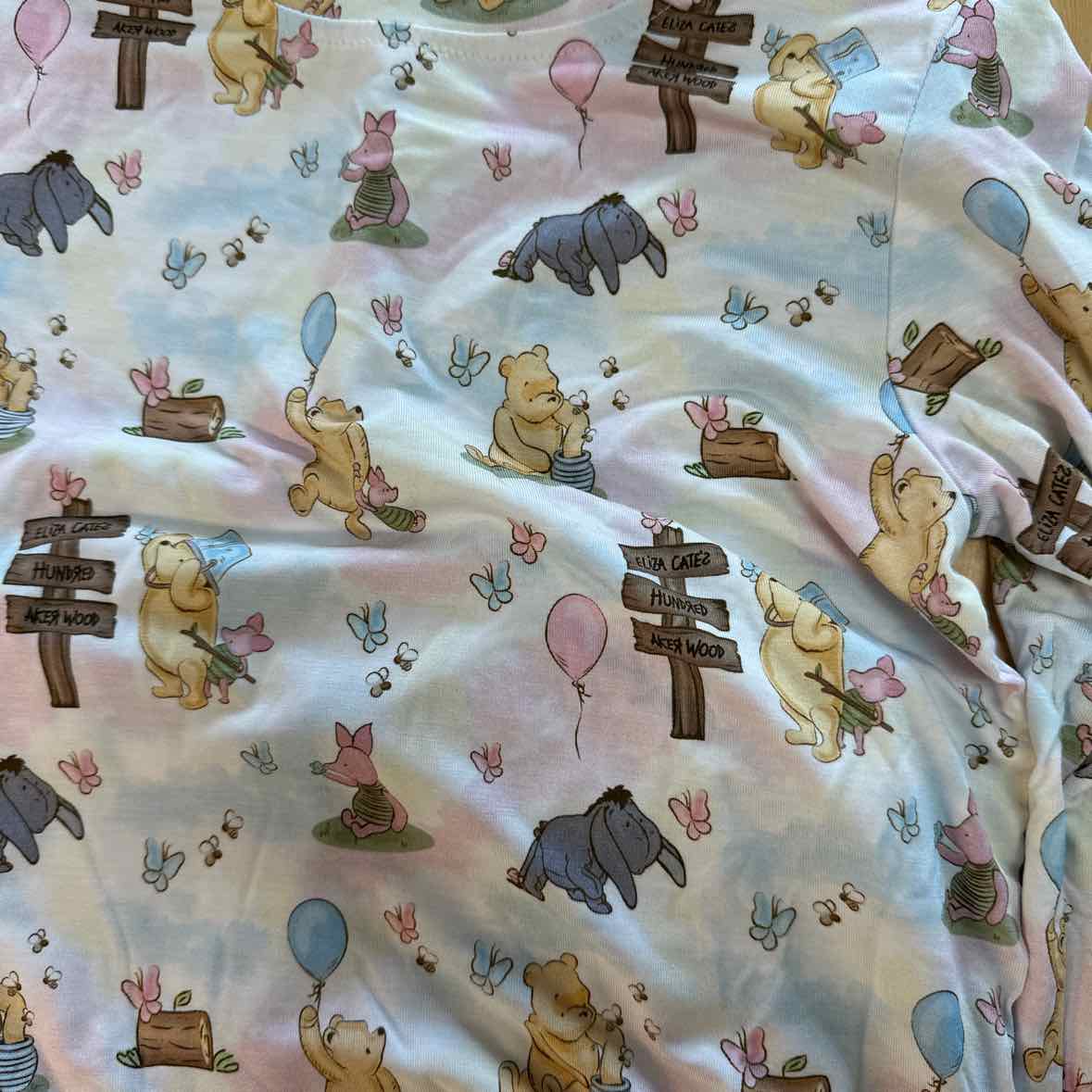 NEW! POOH BAMBOO PAJAMAS 7-8