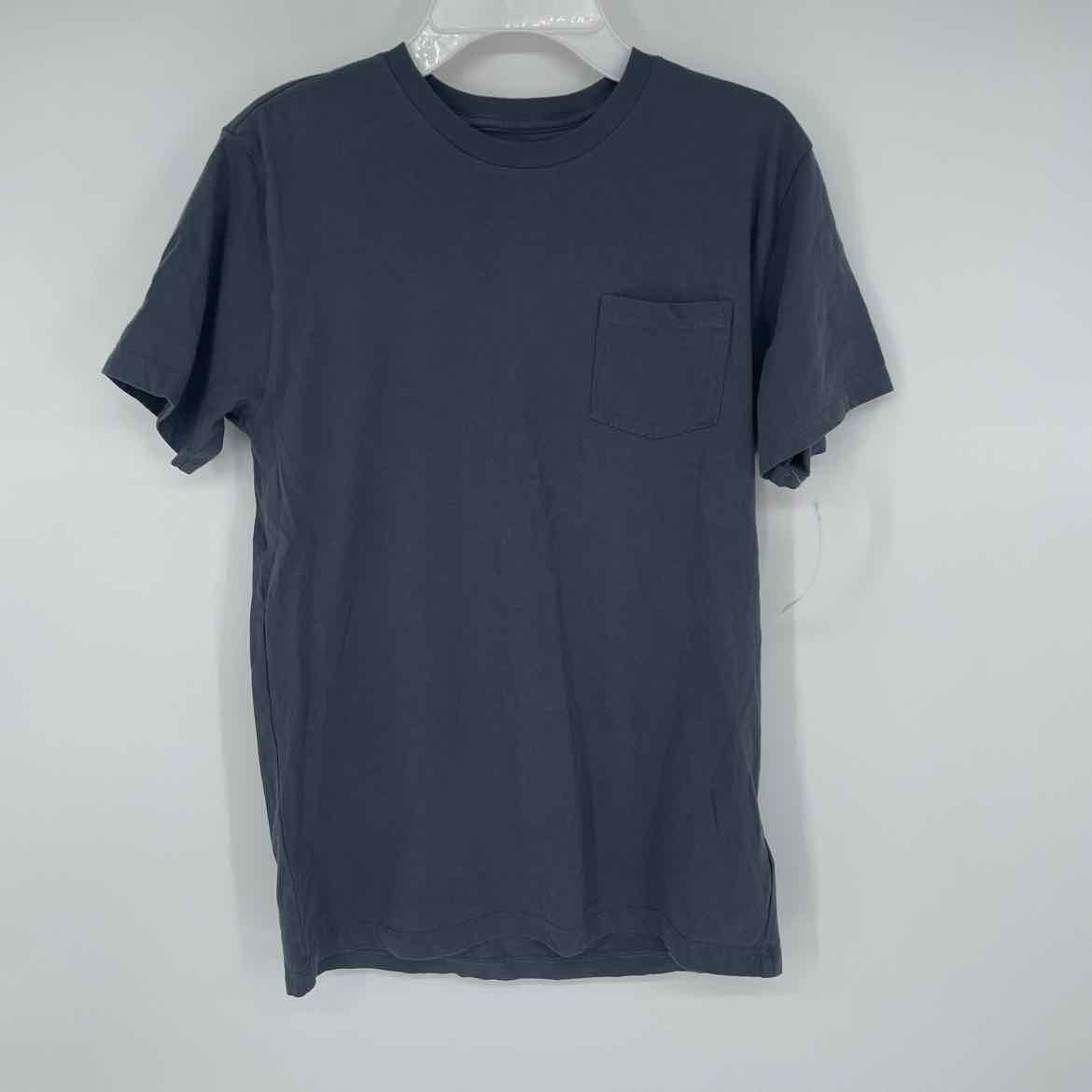 CREWCUTS GRAY POCKET T 14