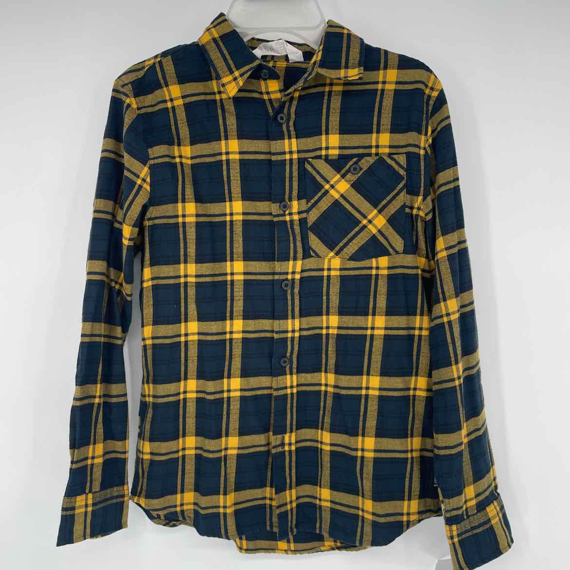 H&M PLAID SHIRT 10-11