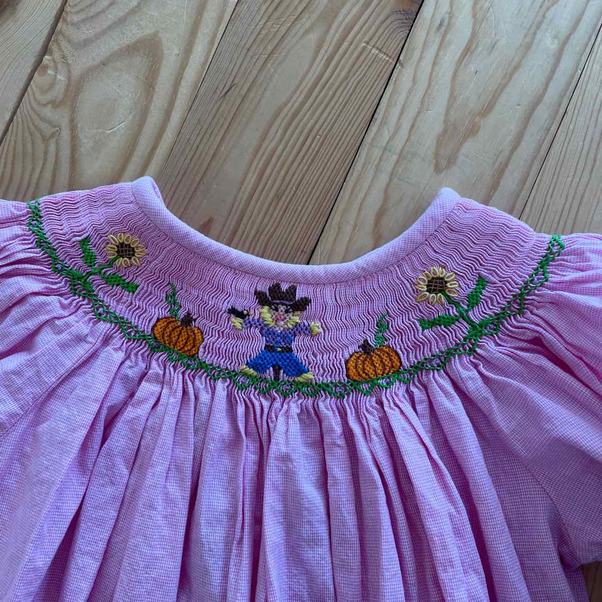 STELLABELLY FALL SMOCKED DRESS 6