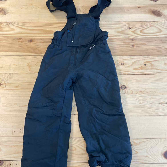 BLACK SNOWBIBS GIRLS S