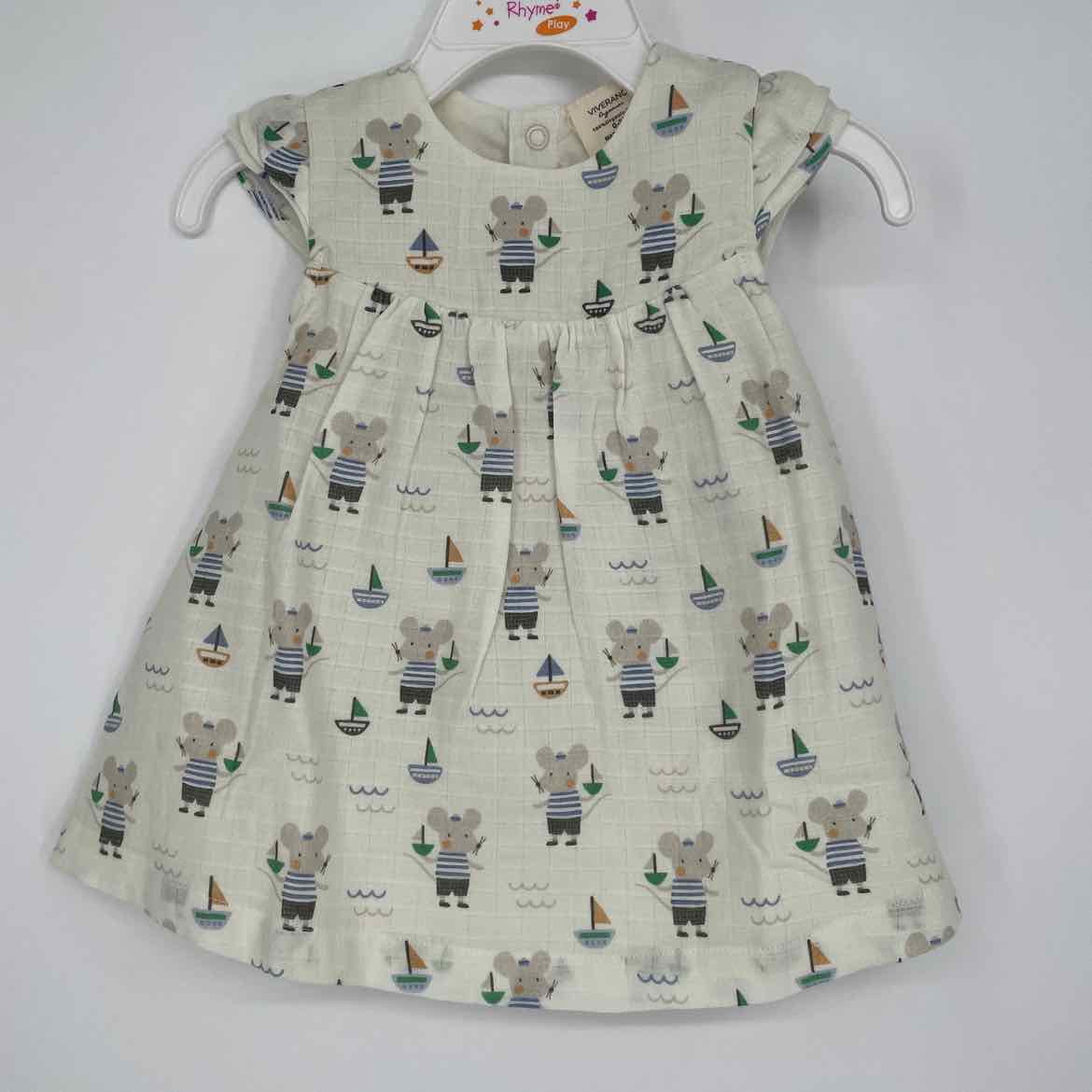 NEW! VIVERANO DRESS SET 0-3 MOS