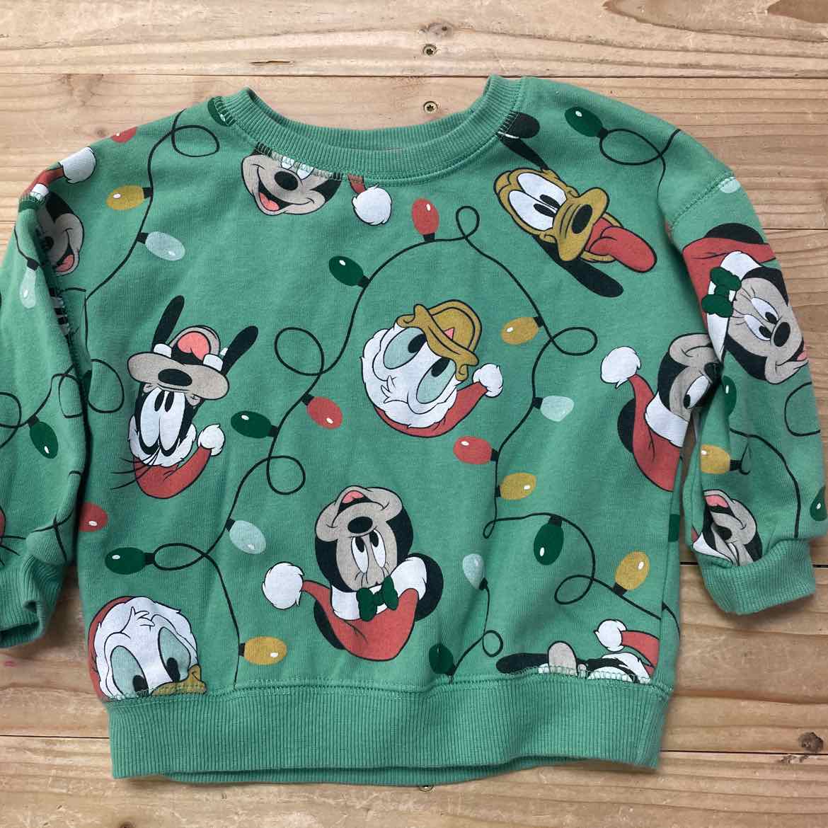 DISNEY MICKEY CHRISTMAS SHIRT 2T