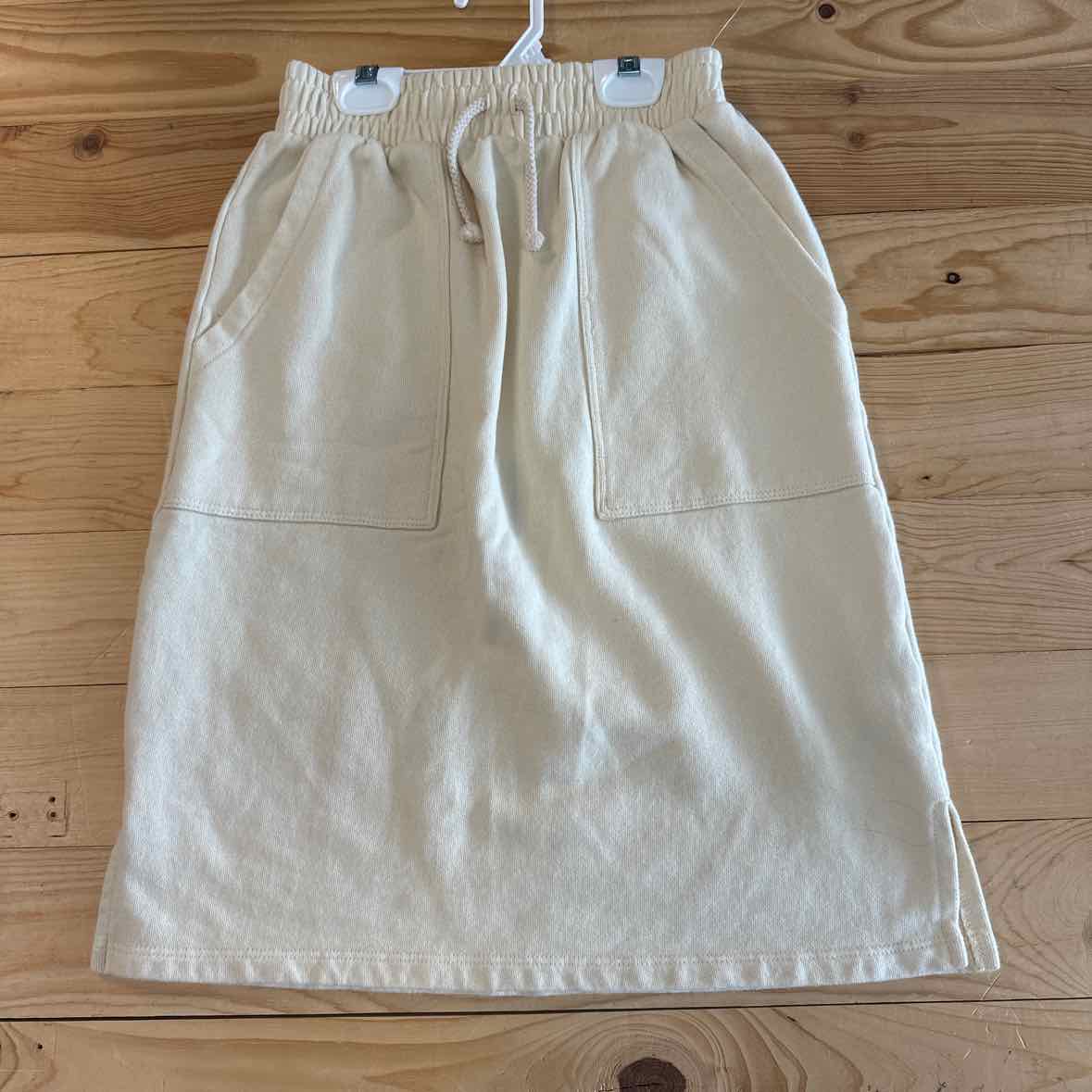 ZARA CREAM MIDI SKIRT 11-12