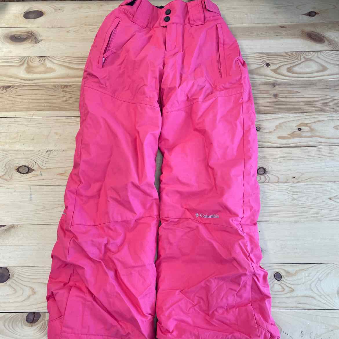 COLUMBIA PINK SNOW PANTS 10-12