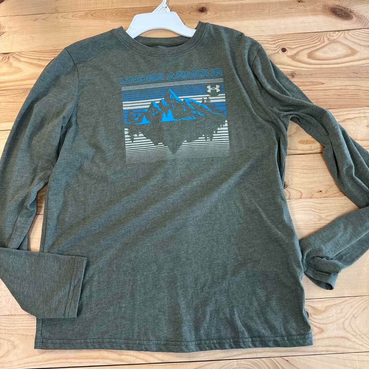 UNDER ARMOUR GREEN SHIRT YXL