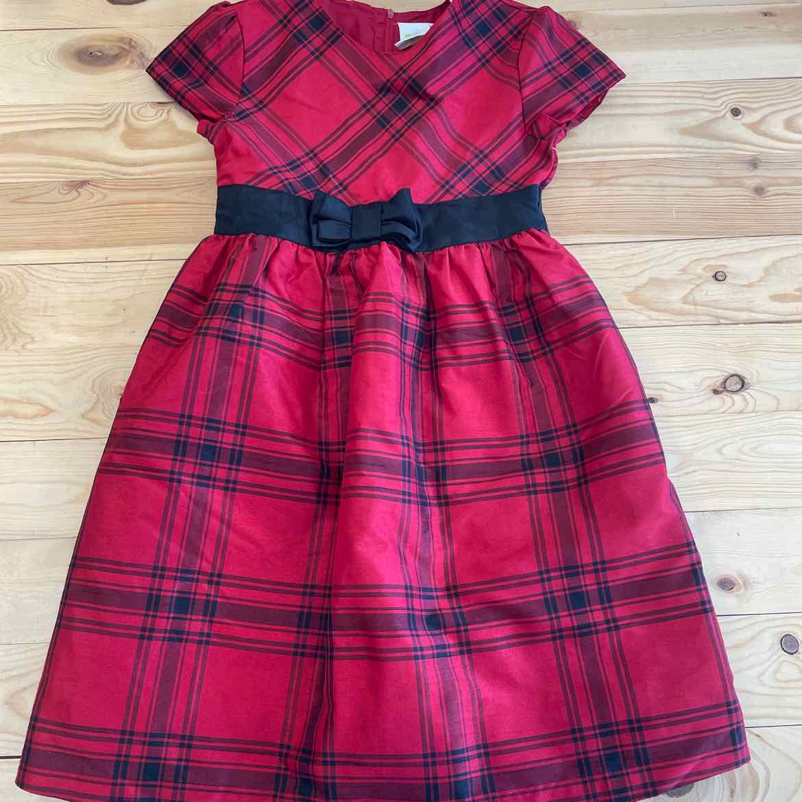 CRAZY 8 RED PLAID DRESS 10
