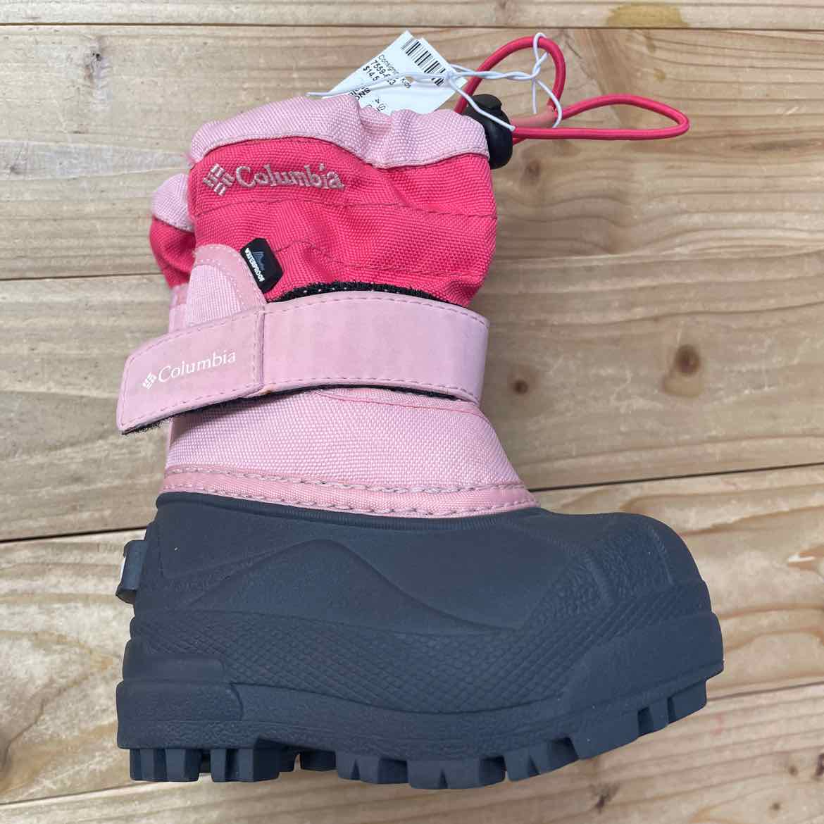 COLUMBIA PINK SNOW BOOTS 4 LITTLE GIRLS