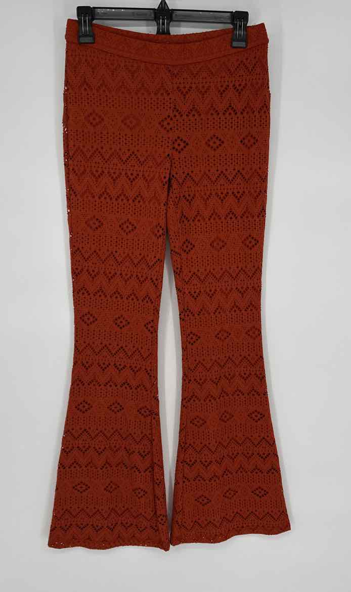AE ORANGE LASER CUT PANTS S