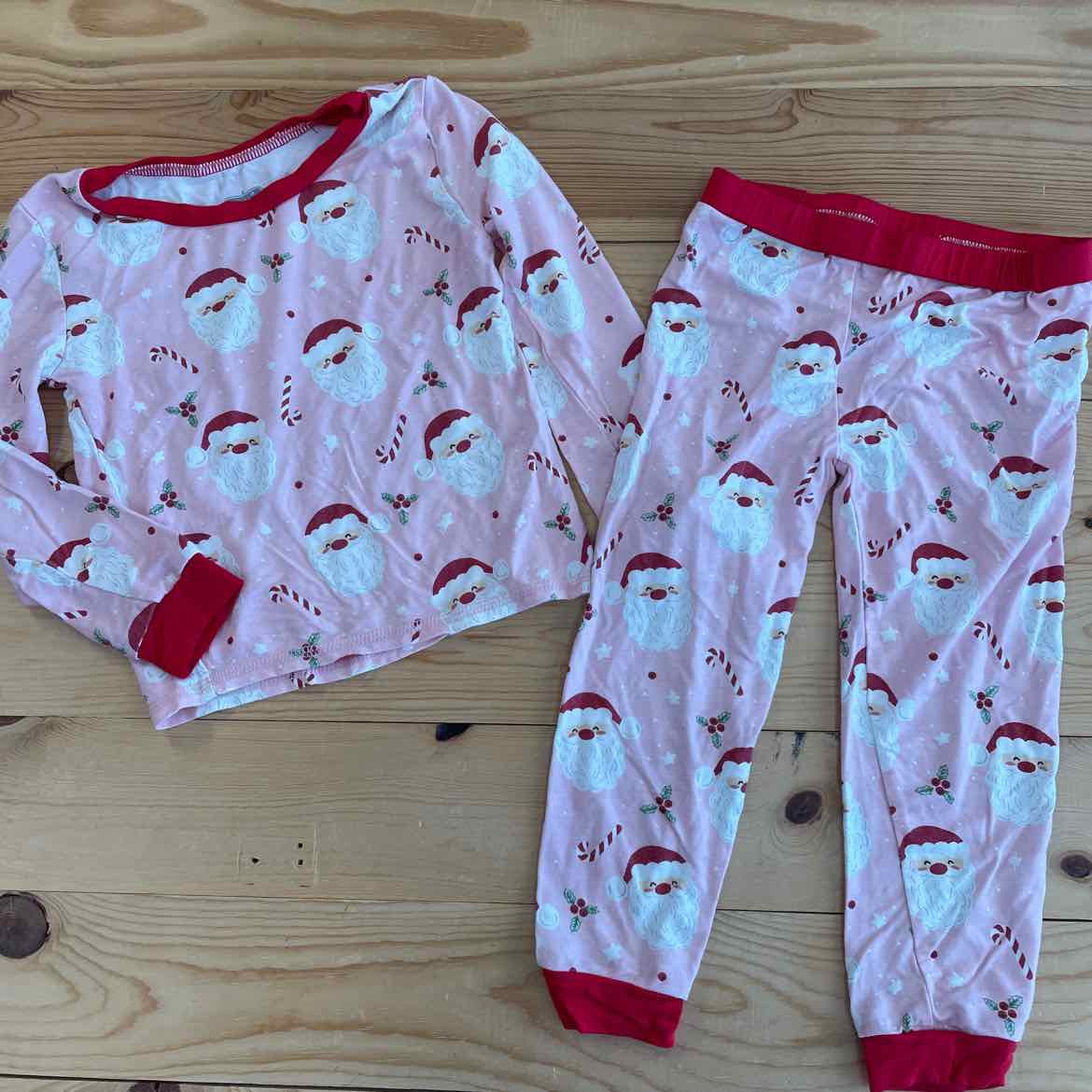 MUD PIE SANTA PAJAMAS 3T