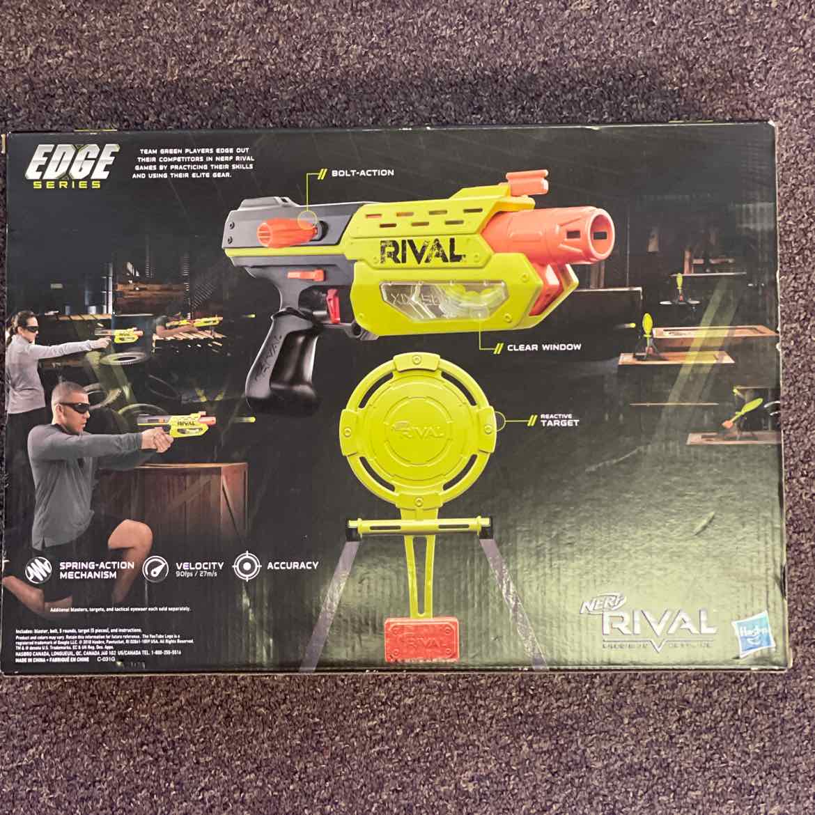 NEW! NERF RIVAL EDGE TARGETING SET W/ 30X ROUNDS