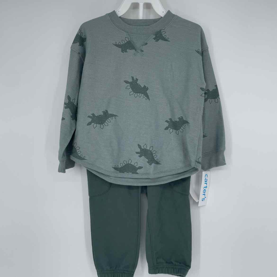 NEW! GREEN DINO OUTFIT 3T