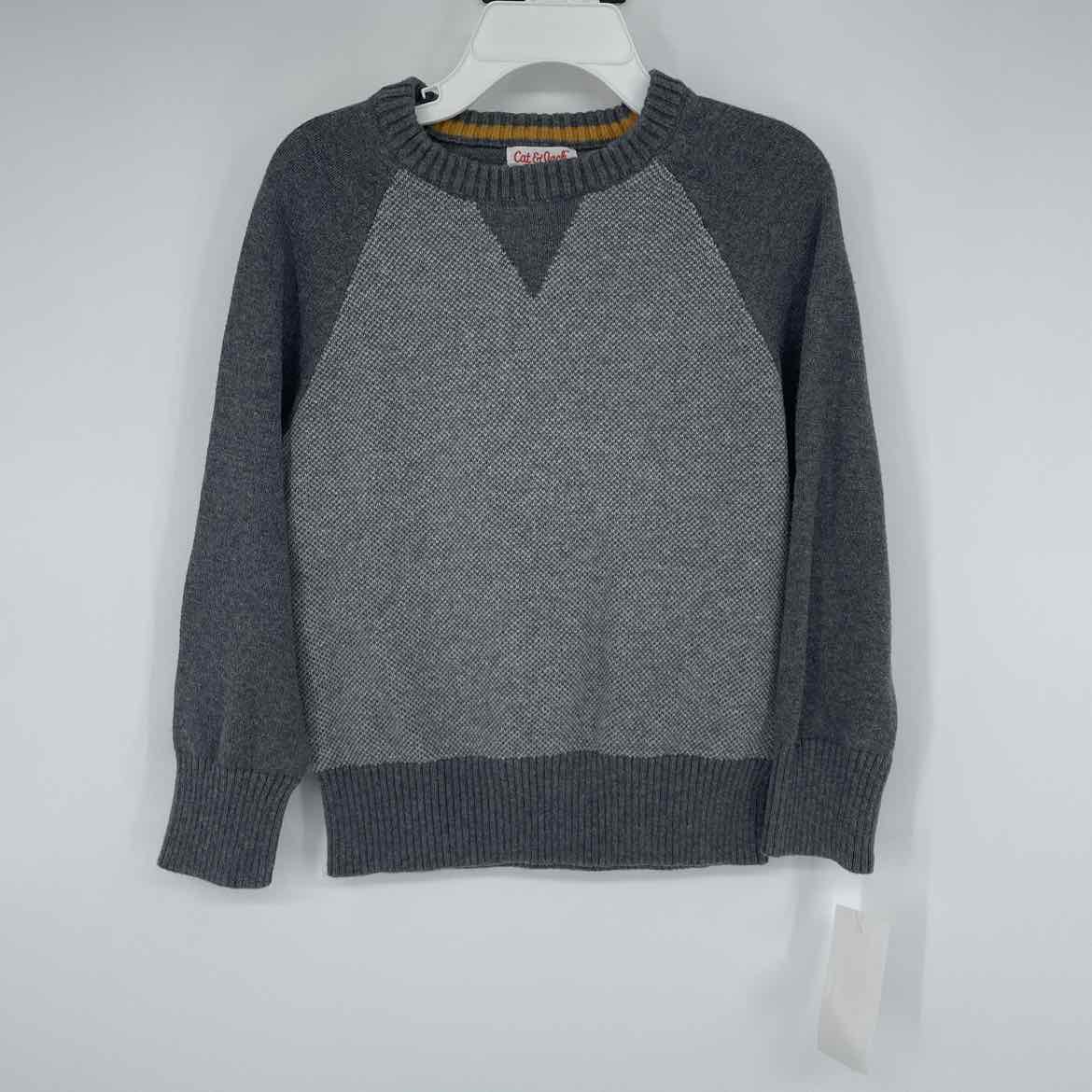 CAT & JACK GREY SWEATER 4-5