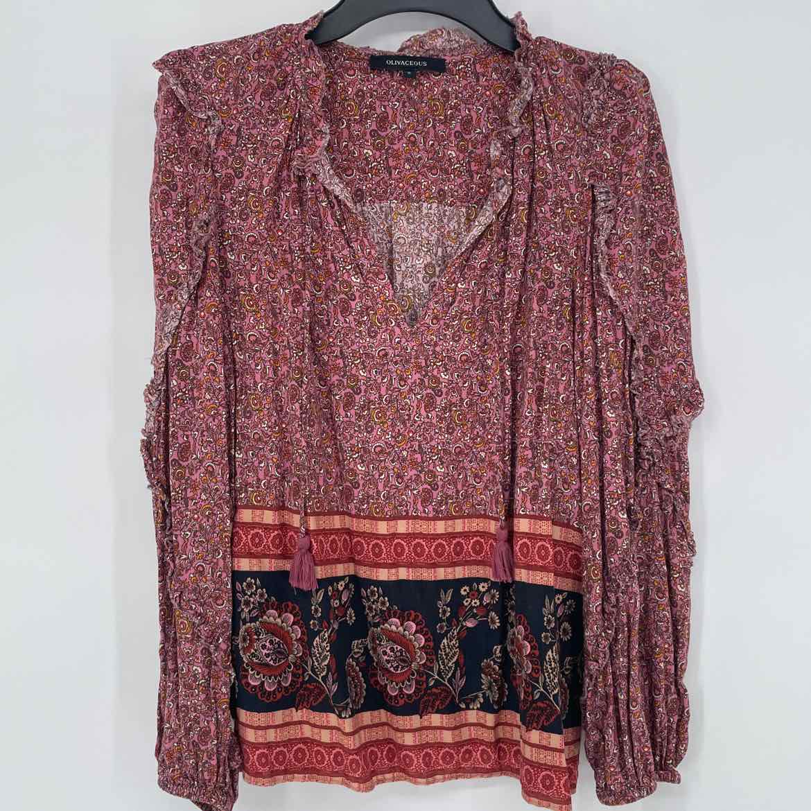 OLIVACEOUS BLOUSE S