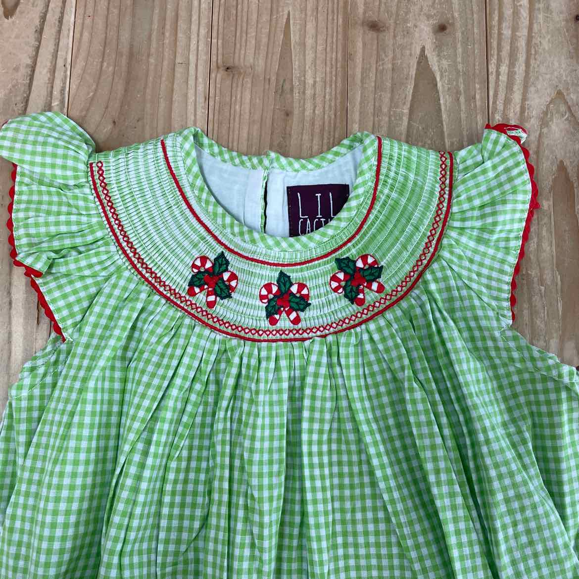 LIL CACTUS CHRISTMAS DRESS 6Y