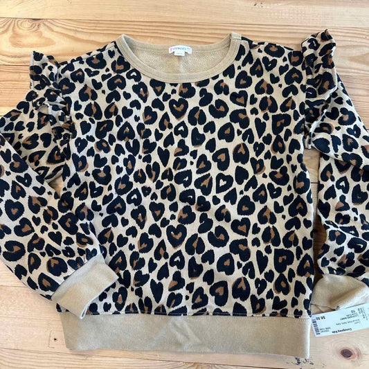 CREWCUTS LEOPARD SWEAT SHIRT 10-11