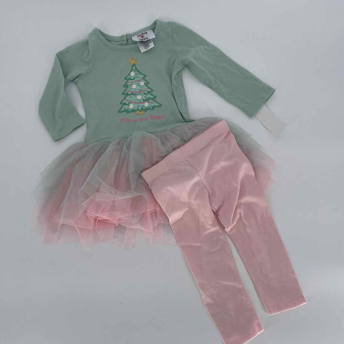 RARE EDITIONS CHRISTMAS DRESS 18 MOS