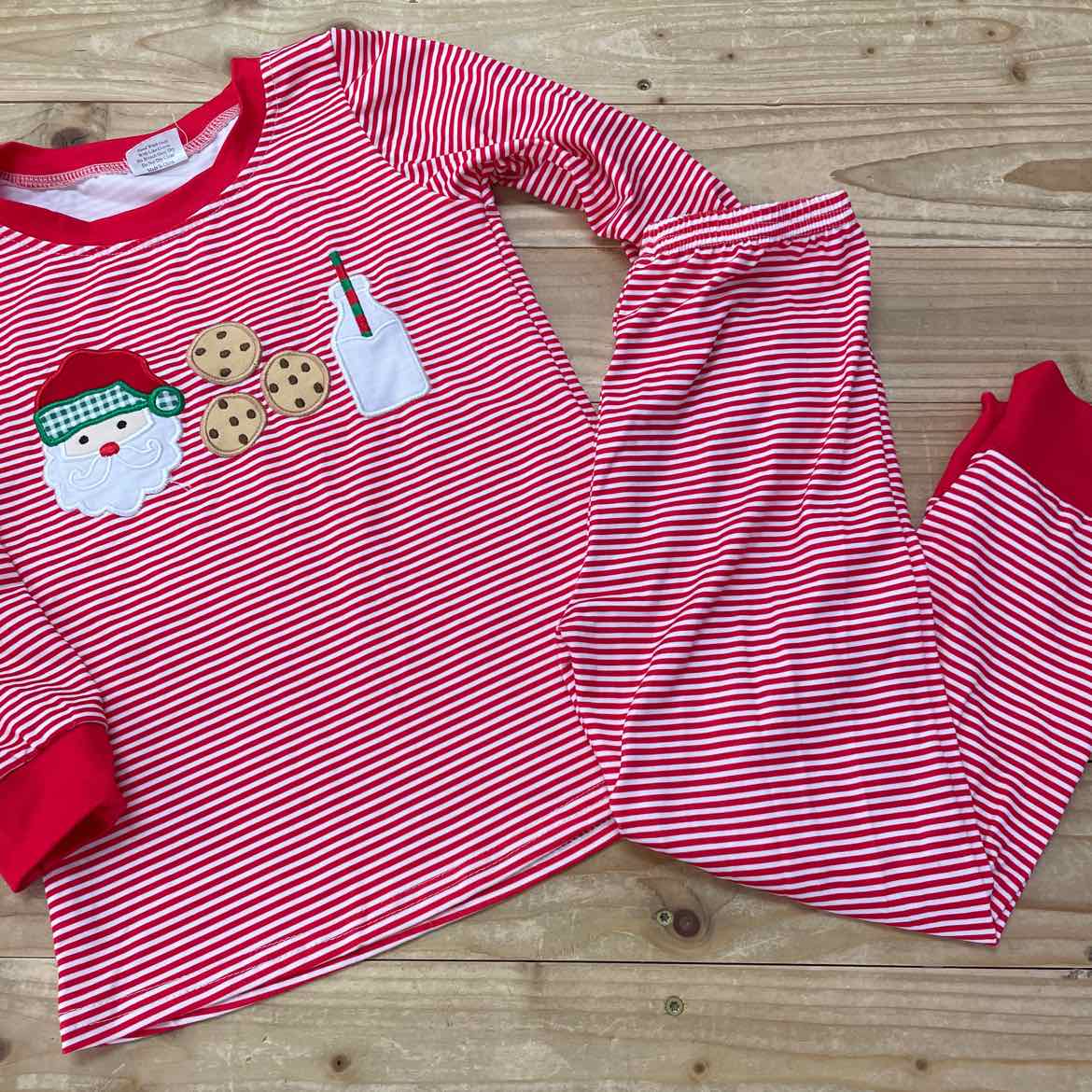 SANTA MILK & COOKIES PAJAMAS 5-6T
