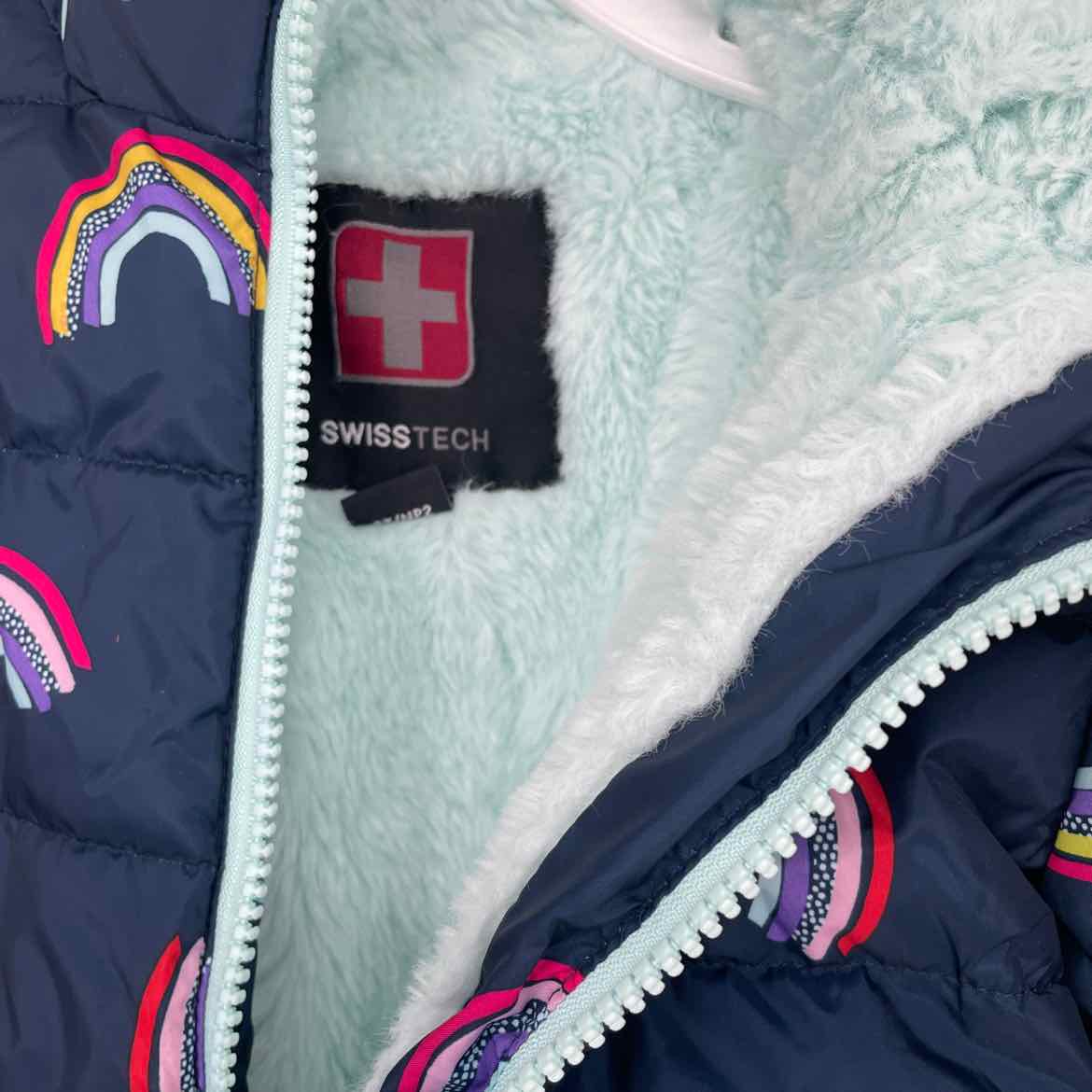 SWISS TECH NAVY RAINBOW COAT 2T