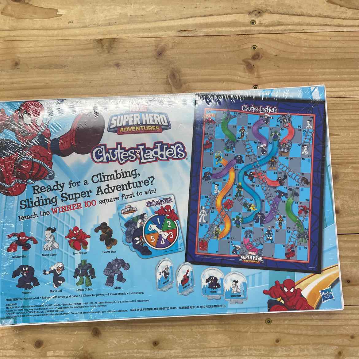 NEW! SPIDERMAN CHUTES LADDERS