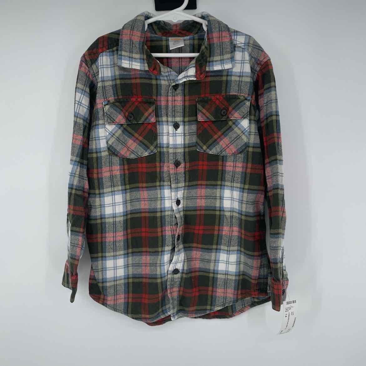 GYMBOREE PLAID SHIRT 7-8