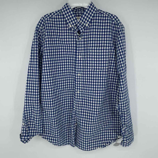 CREWCUTS NAVY GINGHAM SHIRT 14