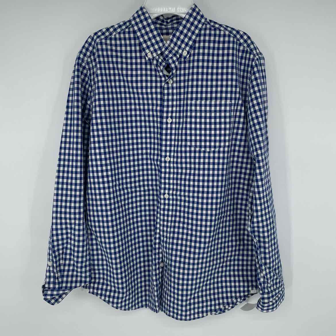 CREWCUTS NAVY GINGHAM SHIRT 14