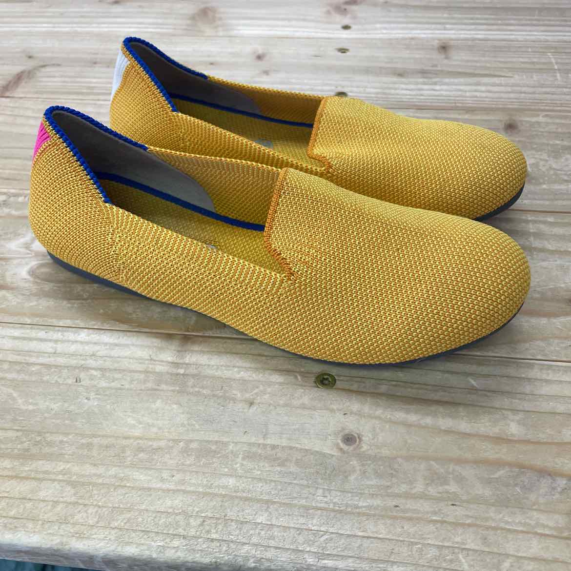 ROTHYS MUSTARD SLIP ON SHOES 2