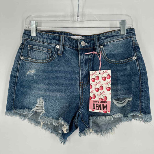 DENIM SHORTS