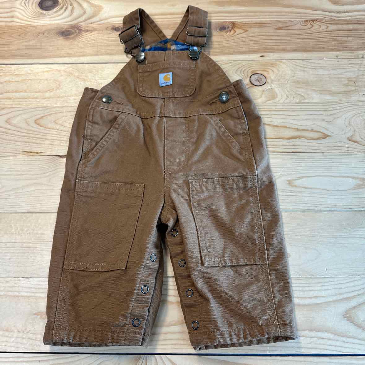 CARHARTT LINED OVERALLS 3 MOS