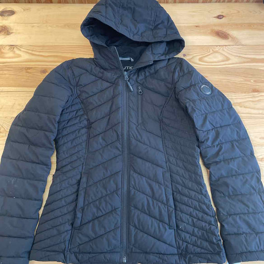 NAUTICA BLACK COAT XS WOMENS