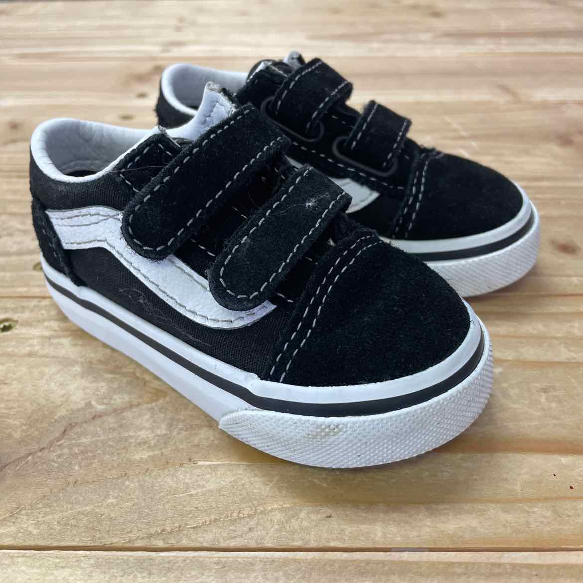 VANS BLACK 4.5 TODDLER